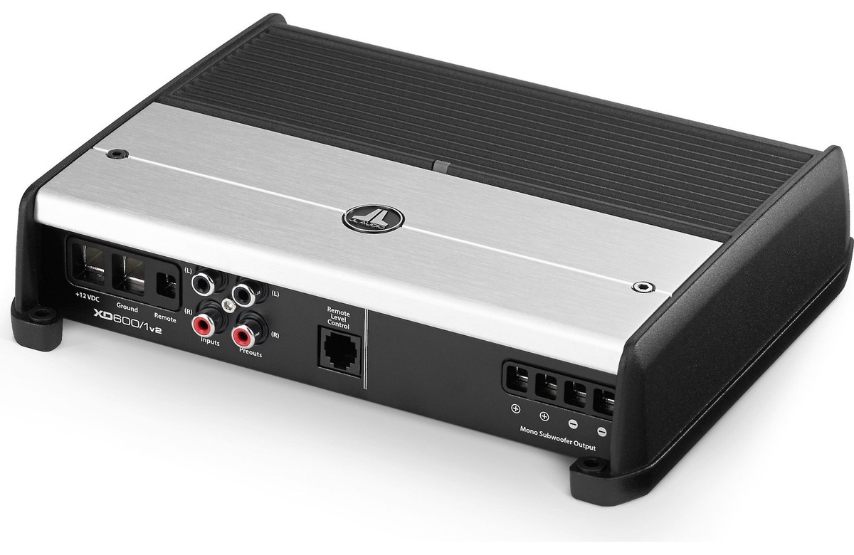JL AUDIO XD600/1v2 600W CLASS D MONOBLOCK SUBWOOFER AMPLIFIER