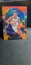 2020-21 Panini Select Immanuel Quickley Red White Orange Shimmer Rookie #85 RC