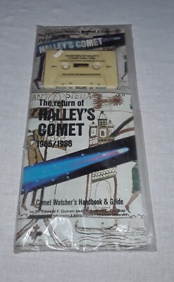 1986 RETURN OF HALLEY'S COMET WATCHER'S HANDBOOK & GUIDE SEALED
