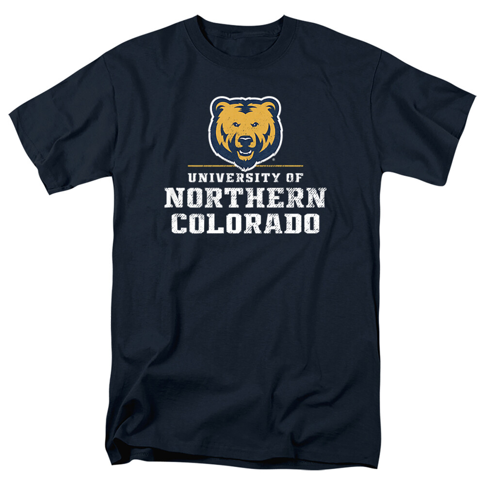 University of Northern Colorado Adult T-Shirt State Shape, N