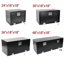 24/30/36/48"(L)X18"(W)X18"(H) Steel Underbody Tool Box Trailer Truck Organizer