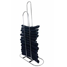 Hanger Stacker Organzier,33.5"H Chrome Hanger Stand Clothes Hanger Storage Rack
