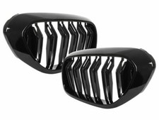  Kühlergrill DOPPELSTEG Schwarz Glanz für BMW 5er G30 G31 Limo Touring 17-