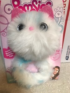 Pomsies Snowball White Blue New Cat Toy Girls Boys | eBay