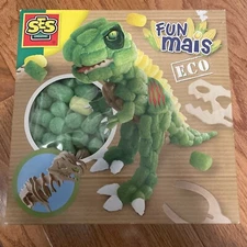 T-Rex Dinasour FUN MAIS FIGURES - Figuren Bausatz kit, SES Creative boxed!