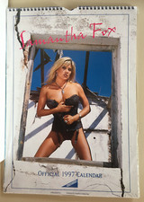 Calendrier officiel 1997 Samantha Fox UK neuf scellé 12 superbes photos sexy 12"x17"
