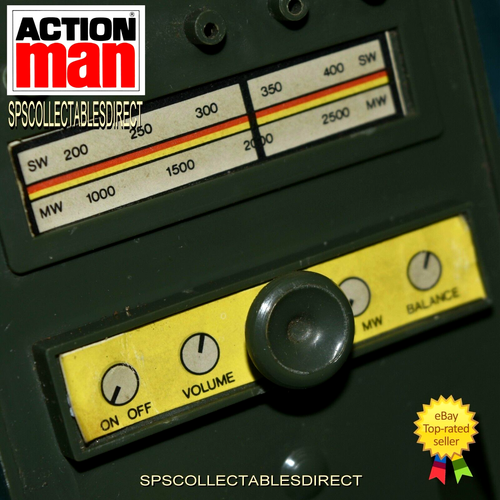 Action Man Vintage Complete Rare Working Field Radio Pack c1974-77 FREE POST UK - Picture 4 of 24