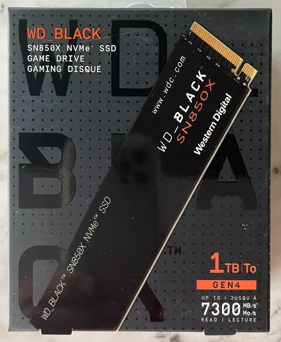 WD BLACK 1TB SN850X NVMe Internal Gaming SSD