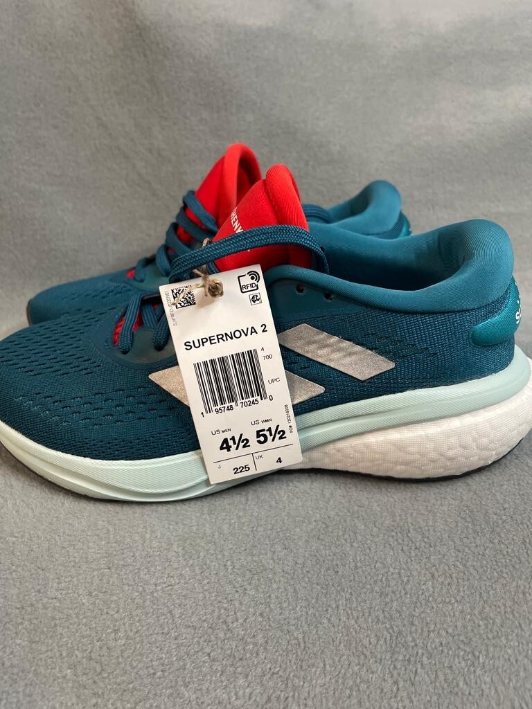 Adidas DB Schenker Supernova Running Shoes Mens size 4.5/Woman