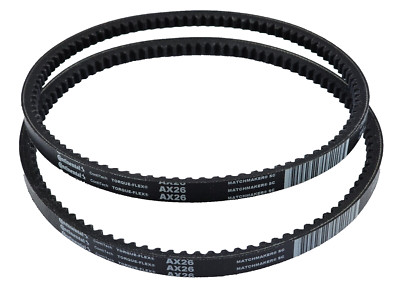 NEW Continental AX26 ContiTech Torque-Flex V-Belt  1/2'' Wide ( Lot of 2 )