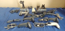 Mixed Lot of 14 Barcode Scanners & Stands Symbol, Datalogic, Intermec-PARTS ONLY