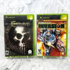 Microsoft Xbox 2 Game Lot Robotech Invasion Enclave Bundle Tested OG Xbox