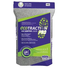 EcoTraction Ice Gripper Volcanic Mineral Ice Traction Compound Granules 40 Lbs