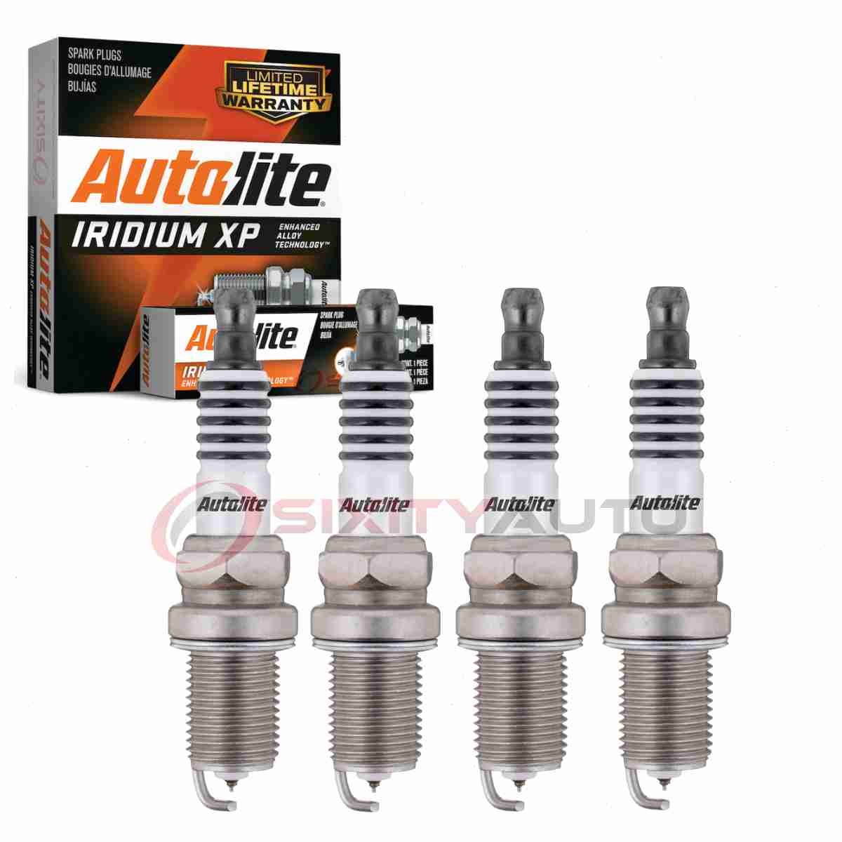 4 pc Autolite Iridium XP Spark Plugs for 2012-2019 Toyota Prius C Ignition mk