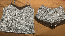  SECRET TREASURES PAJAMA SET SIZE M  8-10 CAMI   SIZE SMALL 4-6  SHORTS