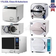 17L/22L Dental Autoclave Steam Sterilizer Medical Drying Class B Sterilization
