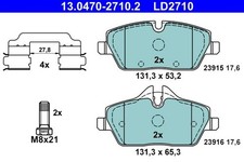 ATE BREMSBEL�GE + WARNKONTAKT VORNE passend f�r MINI R55 R56 R57 R58 R59