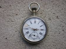 OROLOGIO DA TASCA RAILWAY REGULATOR CASSA PER CAPO TRENO FERROVIA FERROVIARIO FS