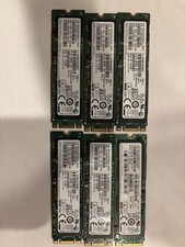 Lot of 6 Samsung 256GB M.2 SATA SSD MZ-NLN256A PM871a 2280 Solid State Drives