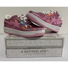 A Bathing Ape Bapesta FS-001 Low Sneakers Pin...