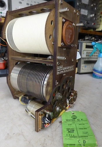 Collins Radio Motor Driven Hi Q Variable Inductor for 180L-2/3 Antenna Coupler