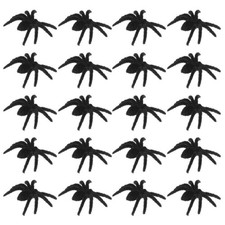 25 Pcs Fake Tarantulas Spider Lawn Decoration Hairy Spiders Creepy Decorations