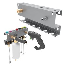 Reliable Wall Mounted Holder for Pressure Washer Accessories and Tools