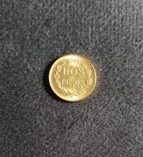 1945 2 Pesos Dos Pesos Mexico Gold Coin 1.666 Grams