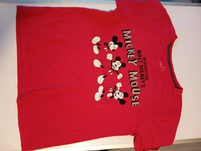 T-shirt Mickey Mouse Rouge - Taille M - Photo 1/4