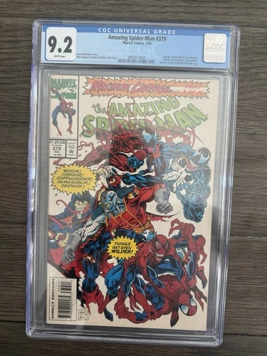 Marvel, Amazing Spider-Man #379, 1993, CGC 9.2, Maximum Carnage
