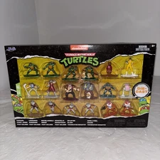 Jada Teenage Mutant Ninja Turtles Nano Metalfigs Set 18 Figures Series 2 SEALED