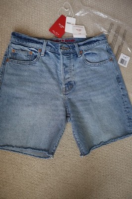 NWOT  LUCKY BRAND 90s loose short halo effect wash  SIZE 6 28