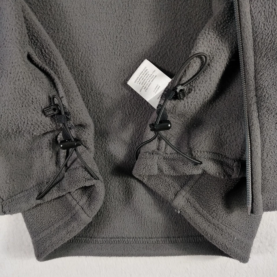 Bass Pro Shops Jacket Mens Large Gray Full Zip Fleece Outdoors Fishing Logo - Image 4 of 4