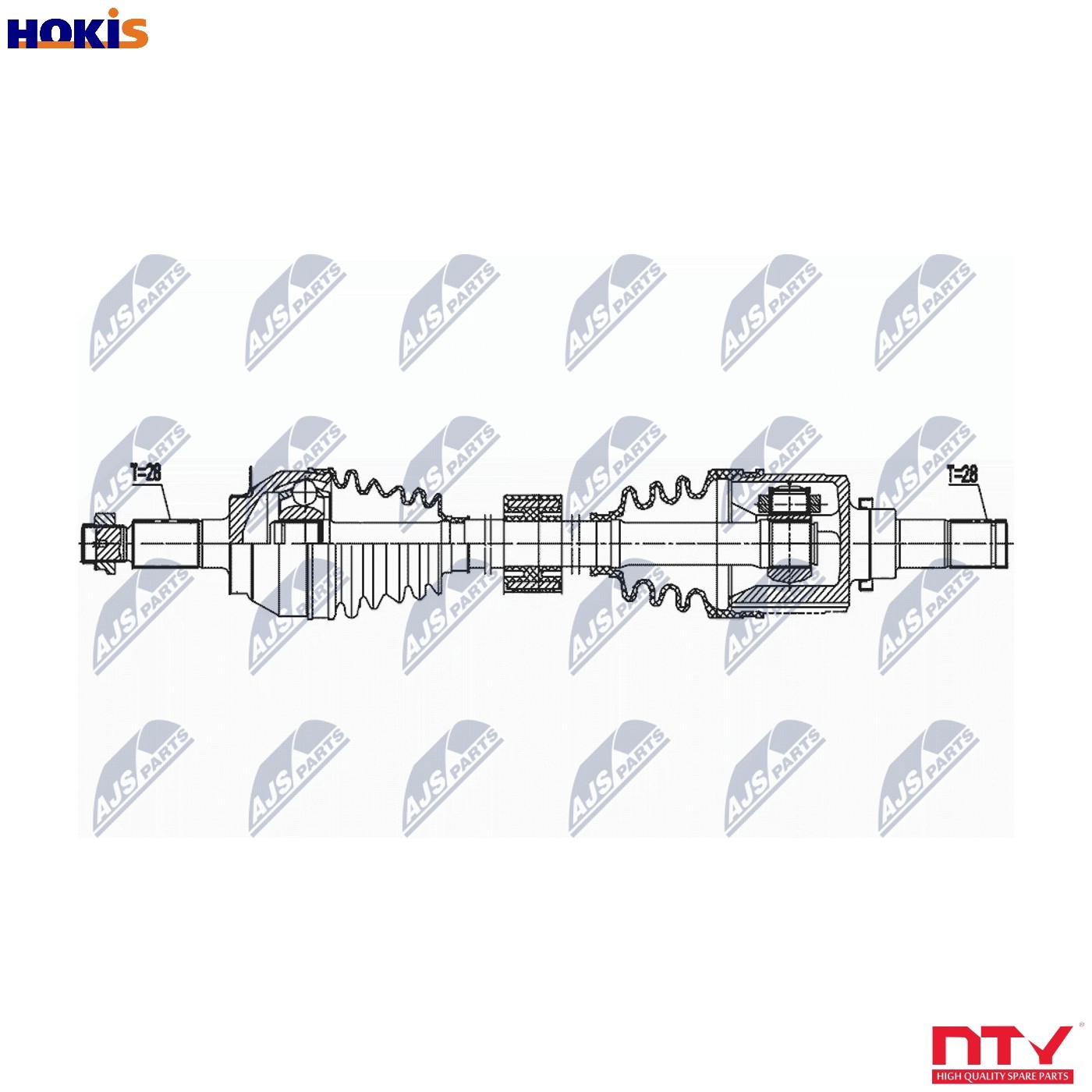 Nty Driveshaft Left For Suzuki Sx4 S-Cross 13-, Vitara 15 - Image 9