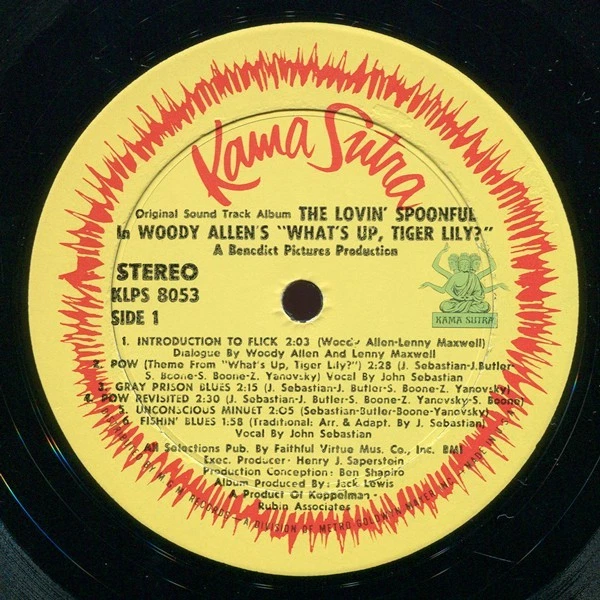 Lovin' Spoonful in Woody Allen What's Up, Tiger Lily? Soundtrack Vinyl LP, 1966 - Image 3 of 4