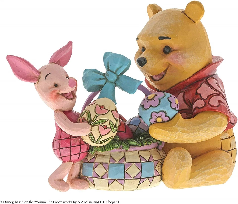 Disney Traditions by Jim Shore - Easter Pooh & Piglet - Winnie the Pooh Figurine - image 2 of 4