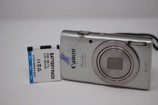 Canon Powershot ELPH 180 HS 20MP 8X Optical Zoom Digital Camera Silver Tested