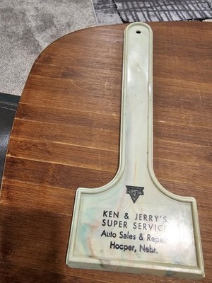 vintage ice scraper Ken & Jerrys Conoco Hooper Nebraska (33)