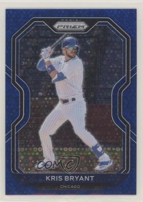 2021 Panini Prizm Blue Donut Circle Prizm 101/199 Kris Bryant #3 2p7