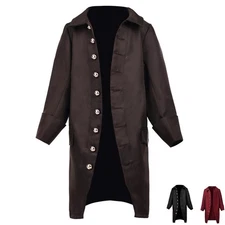 Colonial Boys Frock Coat Victorian Jacket Carnival Kids Gothic Steampunk Coats