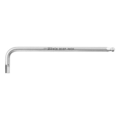 BETA 96BP INOX Ball End Hex Key,Tip Size 5/64 in. 45MX93