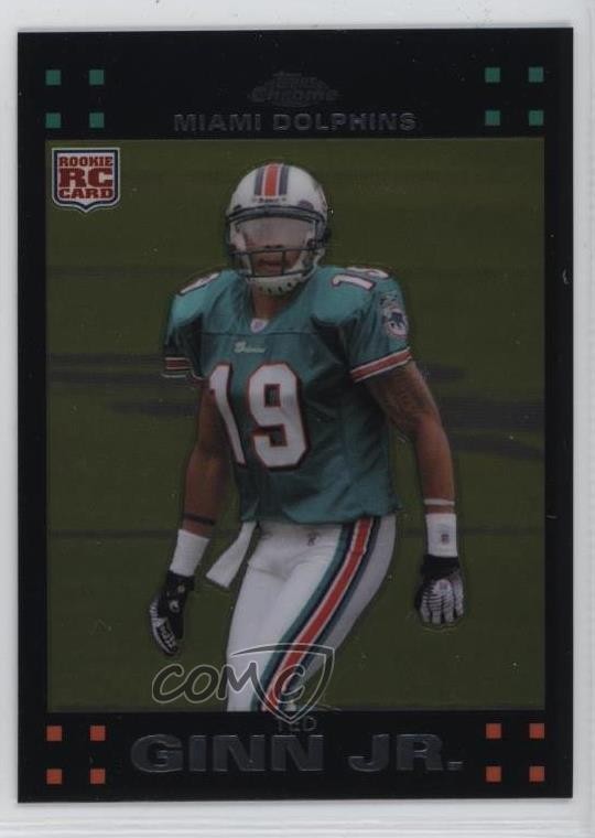2007 Topps Chrome Ted Ginn Jr #TC201 1d4g