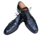 Salvatore Ferragamo Black Leather Wingtip Brogue Dress Shoe Men’s SZ 8.5D — photo 3