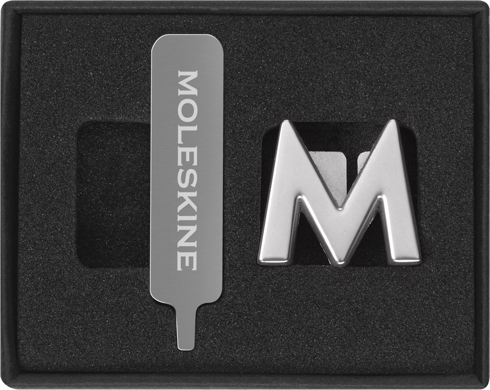 Moleskine Pin for Notebook or Planner Letter M, Letter Pin, Customize The Elasti