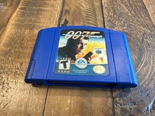 007 The World Is Not Enough Nintendo 64, N64 Authentic Blue