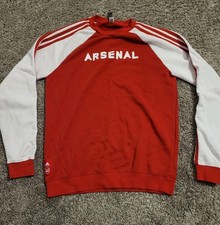 Adidas Arsenal Sweatshirt Women's XL Red White Pullover Premier League