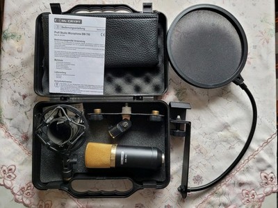 Mc Crypt Profi Studio Mikrofon BM 700 Mit Zubehör Optisch Und Technisch Ist OK