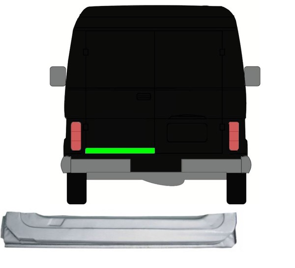 TüRleiste Innen FüR Volkswagen Lt 1975 – 1996 Hinten Links-image