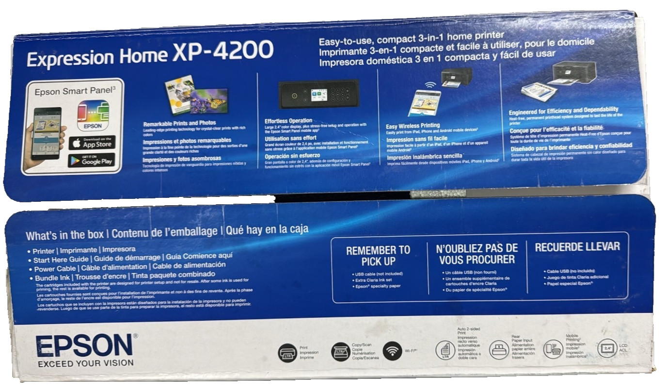 Epson Expression Home XP-4200 Wireless Color All-in-One Printer