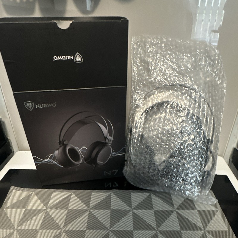 NUBWO N7 Wired Gaming Headset with Mic 3.5mm Jack Over-Ear Black